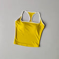 Sports and Fitness Vest with Chest Pad Summer Shockproof Beauty Back Nude Feeling Suit Pilates Training Yoga Top Yoga Clothing