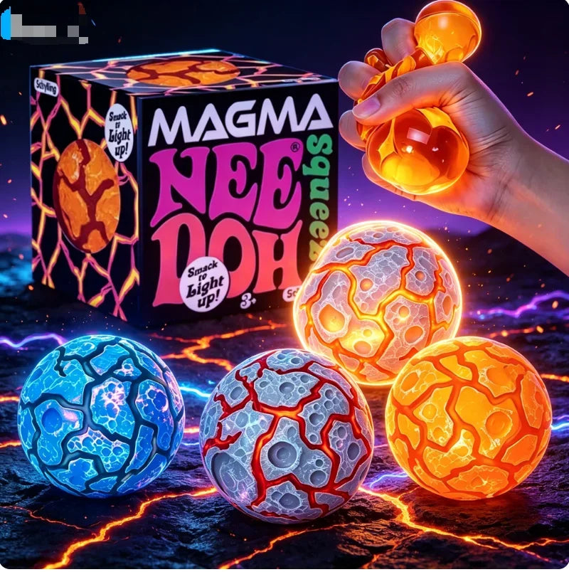 Glitter Magma & Cube Fidget Toys