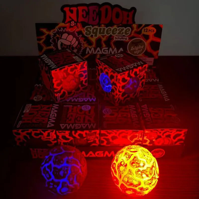 Glitter Magma & Cube Fidget Toys