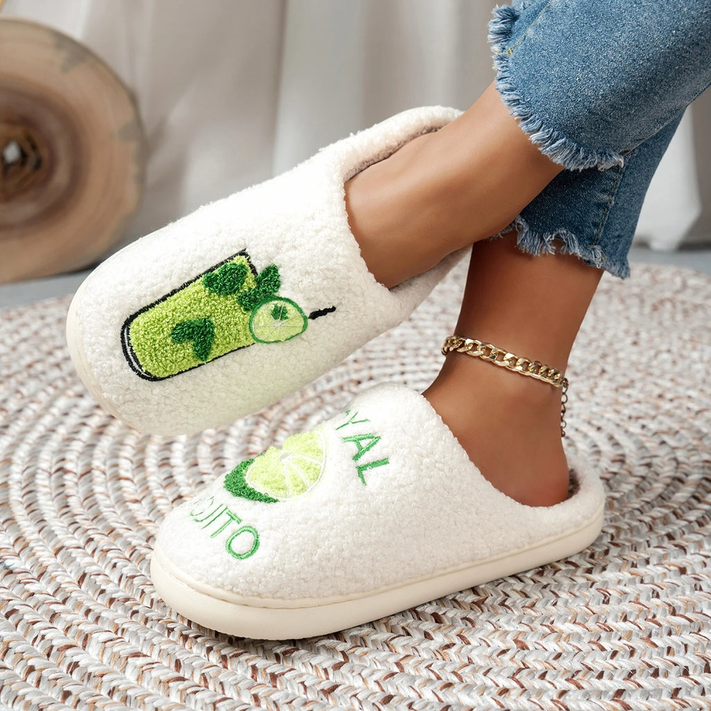 Mojito Plush Slippers
