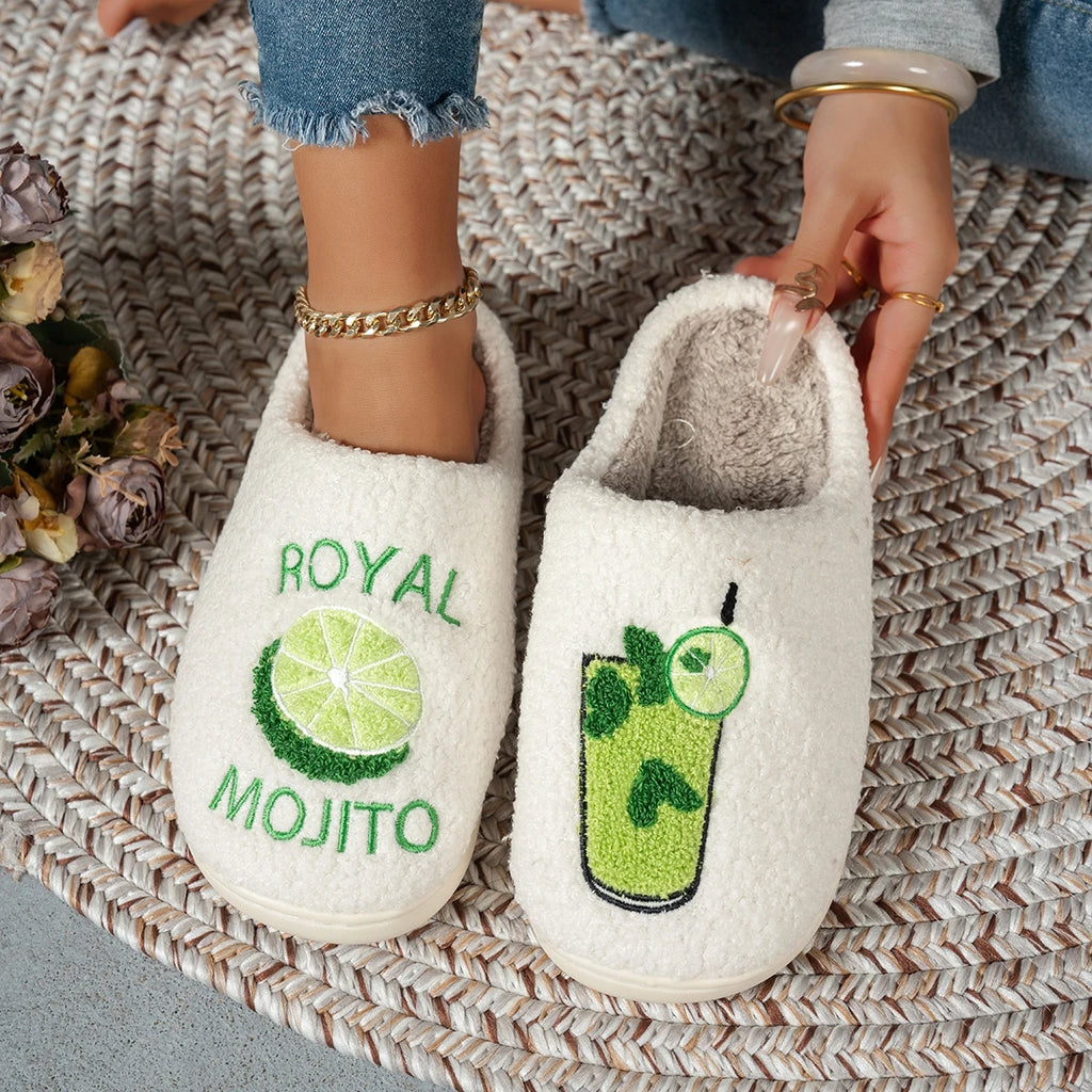 Mojito Plush Slippers