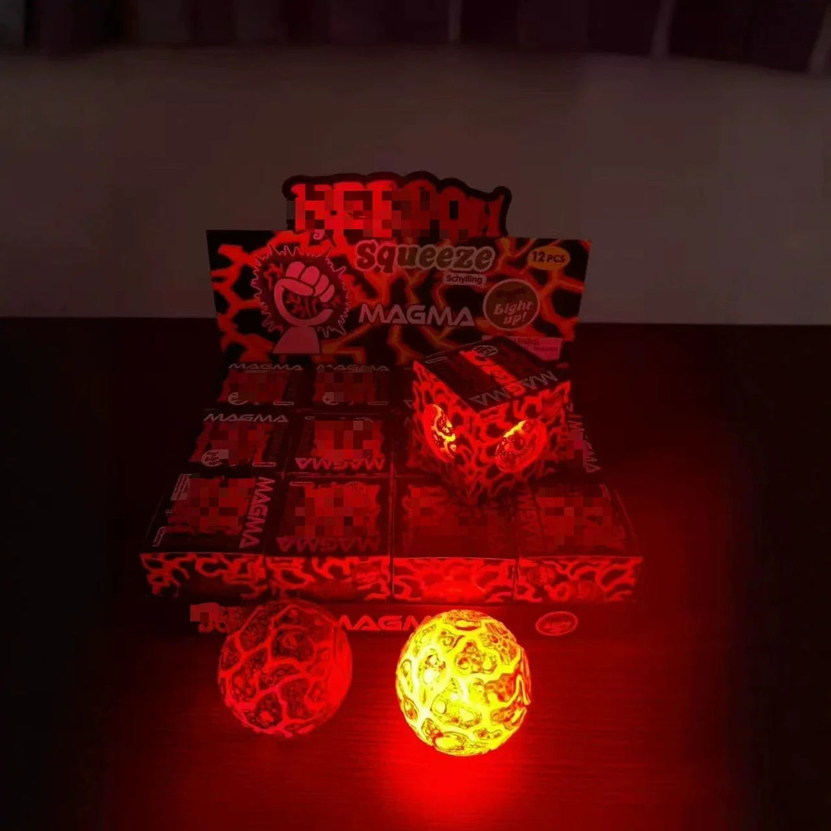 Glitter Magma & Cube Fidget Toys