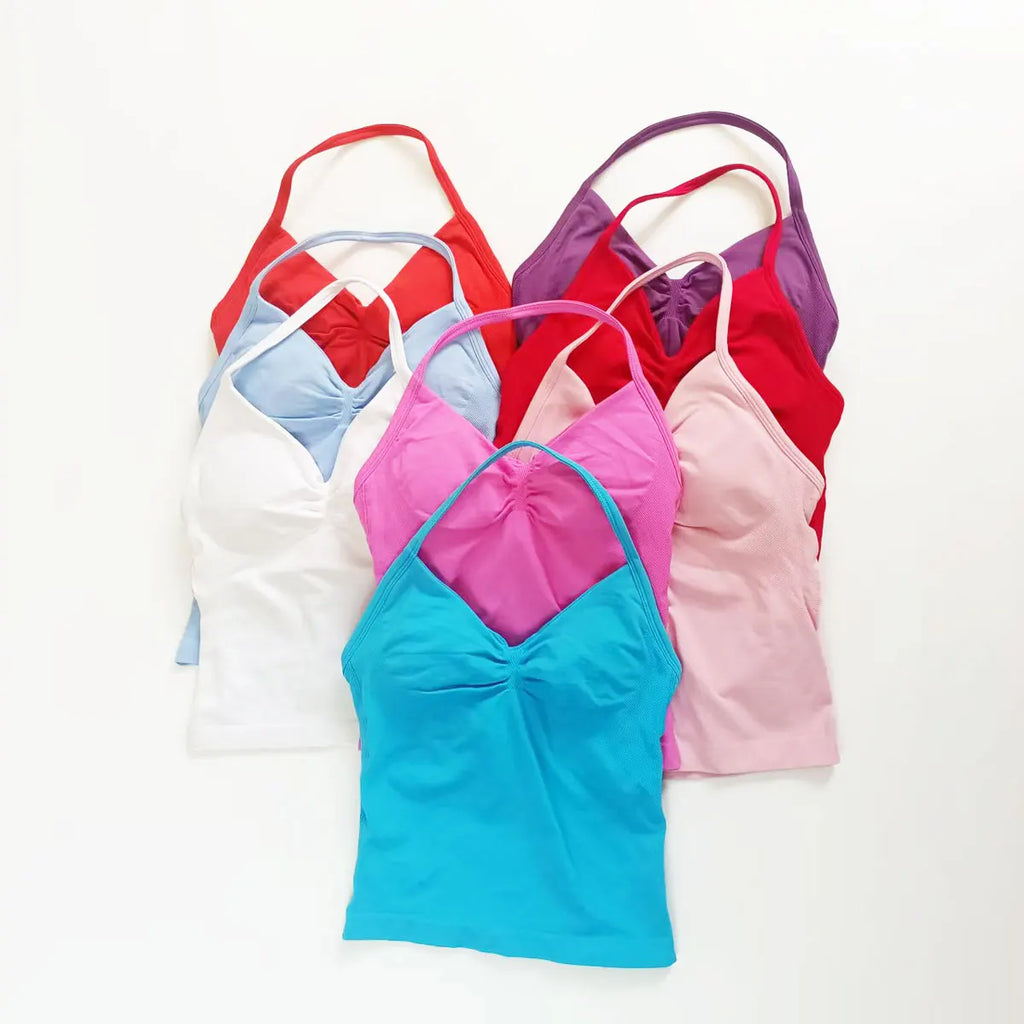 NCLAGEN Open-Back Longline Yoga Tank