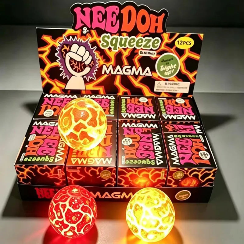 Glitter Magma & Cube Fidget Toys